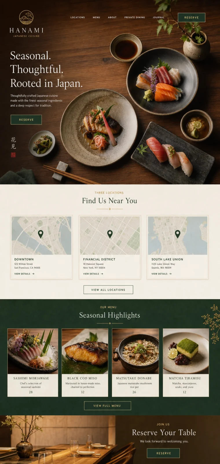飲食店 多店舗対応サイト 制作実績